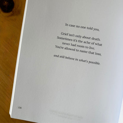 My Heal Journal guided healing journal gentle truth page about identity grief and the ache of what never had room to live